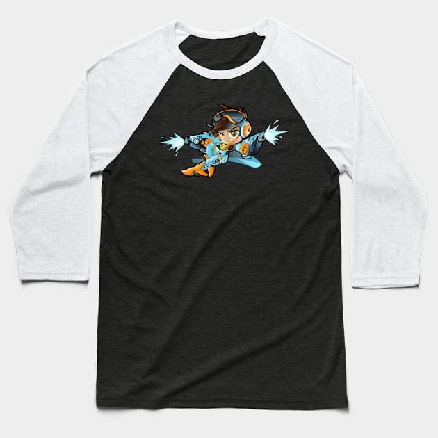 Tracer London Spitfire Baseball T-Shirt by Inkisitor